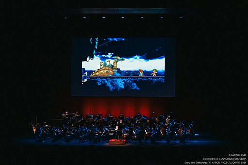 画像ギャラリー No.009のサムネイル画像 / 「クロノ・トリガー Orchestra Concert 時を超える旋律」レポート。クロノ達の冒険を，オーケストラ演奏と映像で追体験できる公演に