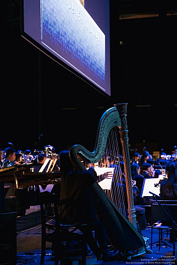 画像ギャラリー No.010のサムネイル画像 / 「クロノ・トリガー Orchestra Concert 時を超える旋律」レポート。クロノ達の冒険を，オーケストラ演奏と映像で追体験できる公演に