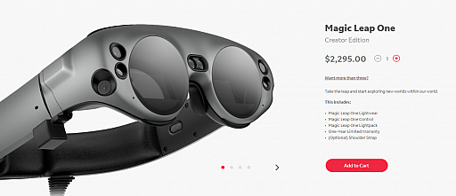 Magic Leap OneפγȯԸСƸȯ䡣2295ɥ̡