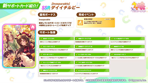 画像ギャラリー No.003のサムネイル画像 / 「ウマ娘 プリティーダービー」,★3エスポワールシチー(CV:亜咲花)を本日実装。ダートレースを中心にGI級レースを9勝したギャルウマ娘