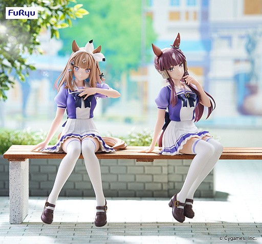 画像ギャラリー No.001のサムネイル画像 / 「ウマ娘」アーモンドアイとラッキーライラック，フリューの「ぬーどるストッパーフィギュア」で登場。2026年11月から順次展開予定