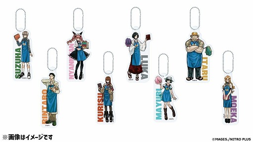 画像ギャラリー No.006のサムネイル画像 / 「STEINS;GATE」×ヴィレッジヴァンガードのコラボグッズが登場。描き下ろしイラストのアクリルフィギュアやTシャツなどをラインナップ