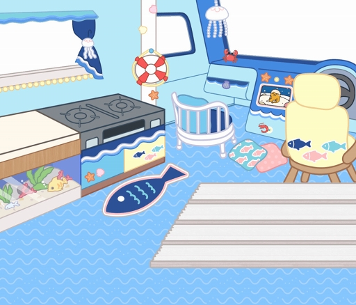 画像ギャラリー No.002のサムネイル画像 / 「ぐでたま3」,“魚介料理”がテーマの新イベント「新鮮魚介ツアー」が開催