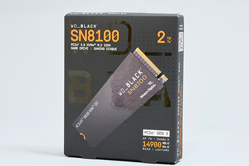 ꡼ No.002Υͥ / PCIe 5.0бǮŪˤȤ䤹ʤäSSDWD_BLACK SN8100 NVMe SSDפμϤ򸡾ڤƤߤΥӥ塼