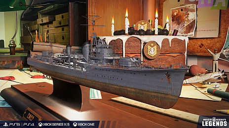 画像集#006のサムネイル/「World of Warships: Legends」，最新アップデートで日本の「夕雲」をはじめとしたTier VIII艦艇が登場。3周年記念イベントの情報も