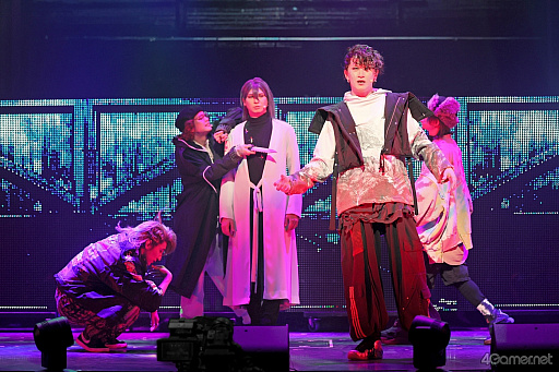 画像ギャラリー No.007のサムネイル画像 / 「『ヒプステ』《Fling Posse & 麻天狼 feat. 鬼瓦ボンバーズ ＆ D4》」ゲネプロレポート。キャラクターたちの出生や秘密も明らかに