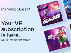 Meta Questシリーズ向けのサブスクサービス登場。月額7.99ドルで2本のVRゲームが遊べるが，現時点で日本からの申し込みは不可