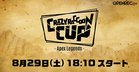 Crazy Raccoon Cup Apex Legendsפ829ͽ