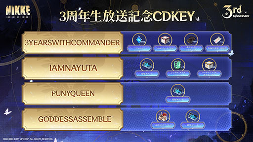 ꡼ No.003Υͥ / NIKKEס3ǯǰ٥ȡGODDESS FALLפγŤꡣʥ楿Сꥪ㥤鿷ʥ˥λ餫