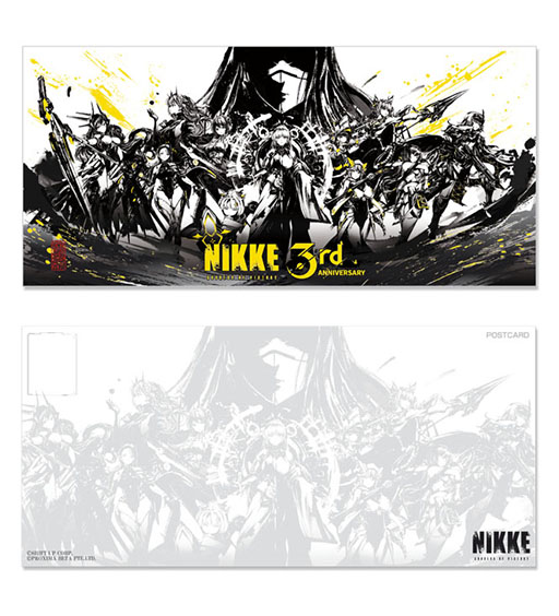 画像ギャラリー No.004のサムネイル画像 / 「勝利の女神：NIKKE」の墨絵グッズ，2月20日より順次発売。11体のニケたちから成る迫力ある墨絵がアクリルプレートやTシャツで登場