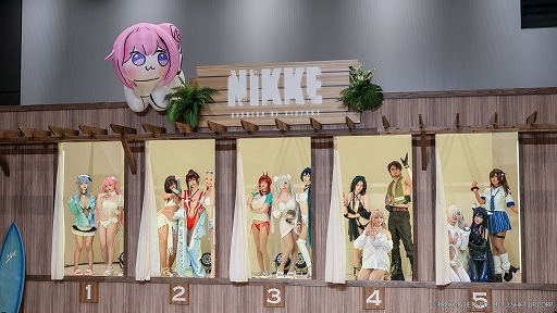 画像ギャラリー No.004のサムネイル画像 / 「勝利の女神：NIKKE」，夏の特別オフラインイベント「ドキドキ止まらない夏の旅 in 秋葉原」の開催レポートを公開