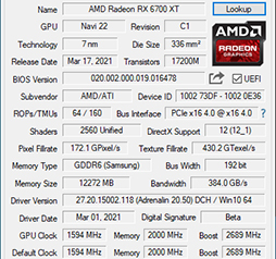 #006Υͥ/Radeon RX 6700 XTץӥ塼RDNA 2Υߥɥ륯饹ԾGPUϡRTX 3060 Ti廊Ϥͭ