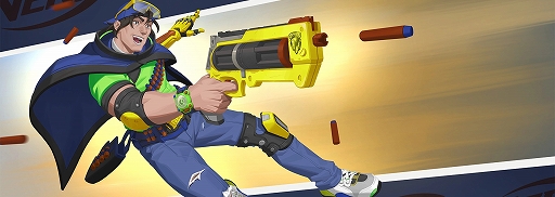 画像ギャラリー No.001のサムネイル画像 / 「オーバーウォッチ 2」,トイガンでおなじみの“NERF(ナーフ)”とのコラボを発表。独特な発射音も再現したキャスディのスキンが登場