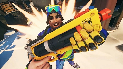 画像ギャラリー No.002のサムネイル画像 / 「オーバーウォッチ 2」,トイガンでおなじみの“NERF(ナーフ)”とのコラボを発表。独特な発射音も再現したキャスディのスキンが登場