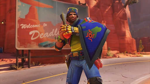 画像ギャラリー No.003のサムネイル画像 / 「オーバーウォッチ 2」,トイガンでおなじみの“NERF(ナーフ)”とのコラボを発表。独特な発射音も再現したキャスディのスキンが登場