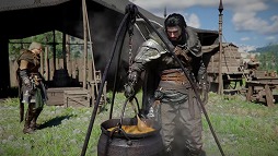 画像ギャラリー No.002のサムネイル画像 / オープンワールドアクションADV「紅の砂漠」，プレビュー映像第3弾「パイウェルでの暮らし」を公開。釣りや牧畜など生活要素を紹介