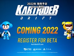 「カートライダー ドリフト」は2022年内に発売予定。基本プレイ無料のカートレーシングゲーム