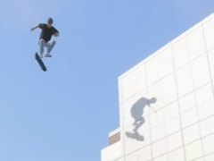 「skate.」クローズドテストのハイライト映像を公開。高層ビルの屋上からランニングプッシュ，自宅のベッドにも頭からダイブ