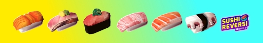 画像集 No.005のサムネイル画像 / 「SUSHI REVERSI〜寿司リバーシ〜」寿司の日を記念して500円セールを実施中
