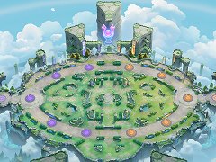 「Pokémon UNITE」，新マップ“テイア蒼空遺跡スタジアム”の情報を公開。レックウザがレジェンドピットに登場