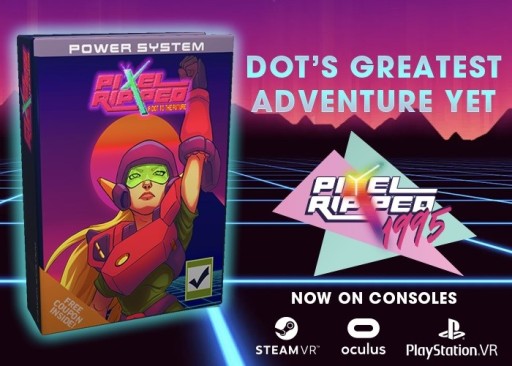 ���������꡼ No.001�Υ���ͥ������ / PSVR�ǡ�Pixel Ripped 1995�פ�����ȯ�䡣1995ǯ�Υ����ॷ��������θ��Ǥ���VR������