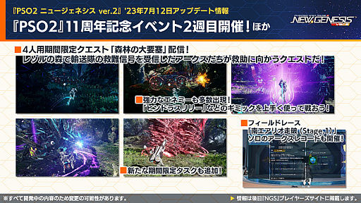 ���������꡼ No.010�Υ���ͥ������ / ��PSO2 �˥塼�����ͥ����פ����˥�ְ�������������פȥ���ܡ������ॹ�ڡ����ȥ�ƥ�١������ۿ��Ϻ��Ƥ�ͽ��