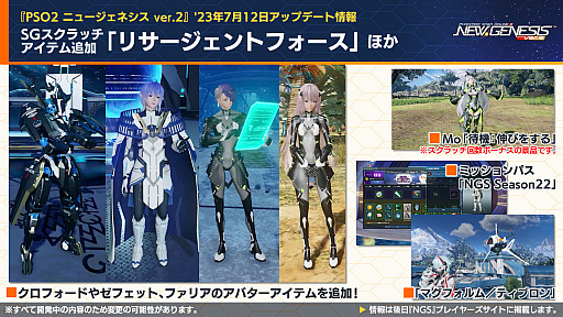 ���������꡼ No.012�Υ���ͥ������ / ��PSO2 �˥塼�����ͥ����פ����˥�ְ�������������פȥ���ܡ������ॹ�ڡ����ȥ�ƥ�١������ۿ��Ϻ��Ƥ�ͽ��