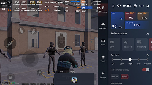 画像ギャラリー No.025のサムネイル画像 / 国内版より高スペックなAYANEOのAndroid携帯型ゲーム機「Pocket FIT 8 Elite」を試す。出来のいい端末で性能も高い