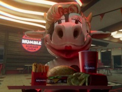 「Happy's Humble Burger Farm」が配信開始。おかしな客や経営者を相手に耐え忍ぶホラー系レストラン運営シム