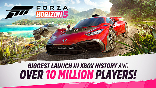 画像集#001のサムネイル/「Forza Horizon 5」，発売初週に1000万プレイヤーがプレイ。Xbox史上最大のローンチに