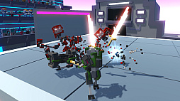 画像ギャラリー No.007のサムネイル画像 / 精神がロボットの体にインストールされ，アリーナで生き延びる剣戟アクション「Clone Drone in the Danger Zone」，Epic Games Storeで無料配布中