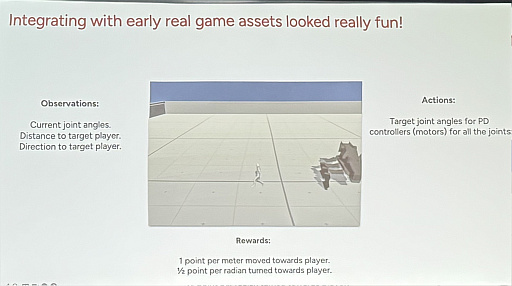 画像ギャラリー No.010のサムネイル画像 / 「ARC Raiders」，巨大多脚ロボットに「歩き方」を教える方法。物理シミュレーション×機械学習による開発事例［GDC 2026］