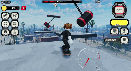 画像ギャラリー No.015のサムネイル画像 / 「Roblox」内に「G-SHOCK」の公式ワールドがオープン。実物と遜色ない腕時計型デジタルアクセサリーや，タフなスケートボード障害物レースを楽しめる