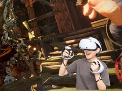 「PlayStation VR2」は“シースルービュー”機能でヘッドセット装着状態でも自分の周囲を確認できる。PS.Blogで搭載機能の一部を公開