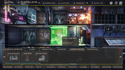 画像ギャラリー No.004のサムネイル画像 / コロニーシム「Dystopians」の制作がアナウンス。サイバーパンクな未来世界を舞台に,無法者たちを統率して勢力を拡大していこう