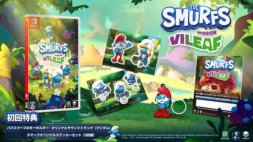 ���������꡼ No.006�Υ���ͥ������ / PS5/PS4/Switch��The Smurfs Mission Vileaf�ʥ��ޡ��� �ٰ����դä������ˡ����ܸ��Ǥ�����ȯ��ˡ���������ȥ쥤�顼�����