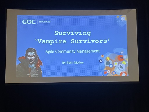 画像集 No.014のサムネイル画像 / ［GDC 2023］「Vampire Survivors」の口コミはどのように広がっていったのか。コミュニティ・マネージャーがSNS活用で学んだ“シンプルだけど大事なこと”