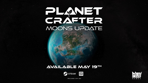 画像ギャラリー No.001のサムネイル画像 / 「The Planet Crafter」,惑星のテラフォーミング完了後に移動できる衛星を追加する大型アップデート“衛星アップデート”を実装