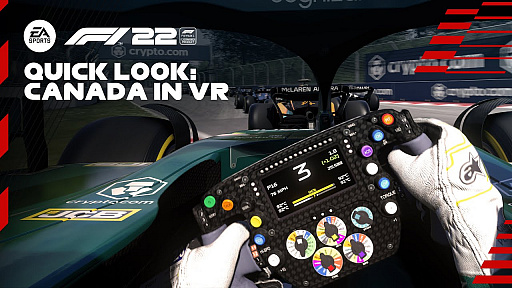 画像集#001のサムネイル/「F1 22」，VR視点でジル・ヴィルヌーヴ・サーキットを走る様子を収録した最新トレイラーが公開に
