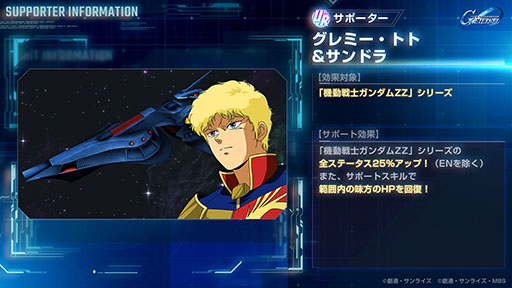 画像ギャラリー No.007のサムネイル画像 / 「Gジェネ エターナル」,新ユニット「キュベレイ(ZZ版)(EX)」「フルアーマーZZガンダム(EX)」を実装。ハマーンやジュドーもパイロットで参戦