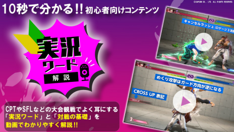 ���������꡼ No.008�Υ���ͥ������ / �֥��ȥ꡼�ȥե�������6�פδ������ڤ��ि��ξ��󥵥��ȡ�CAPCOM eSports BASE�פ������ˡ����¶��Ǥ��ѽХ�ɤ�鿴�Ը����˲���