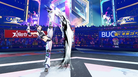 画像ギャラリー No.005のサムネイル画像 / 「ストリートファイター6」,ジュリのOutfit 4として,K-popアーティスト“aespa(エスパ)”とのコラボ衣装を7月4日から販売