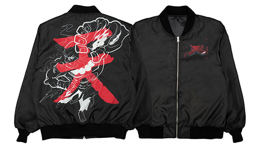 画像ギャラリー No.007のサムネイル画像 / 「スト6」ジュリ，豪鬼の2WAYブルゾン，予約販売を開始。表面は落ち着いた日常使い用，裏面はインパクト重視の大胆なデザイン