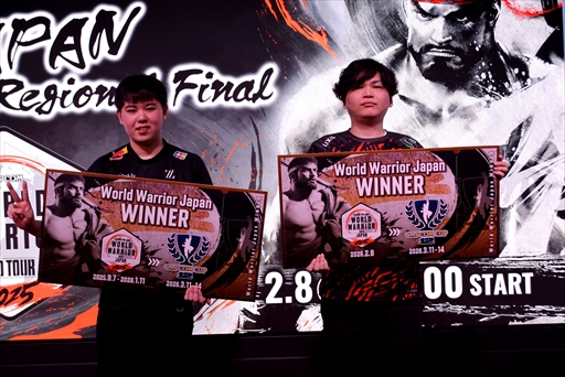 画像ギャラリー No.005のサムネイル画像 / CPT2025「ワールドウォリアー日本地域決勝」をきんちょ選手が制する。カプコンカップに挑むきんちょ選手とひぐち選手に意気込みを聞いた