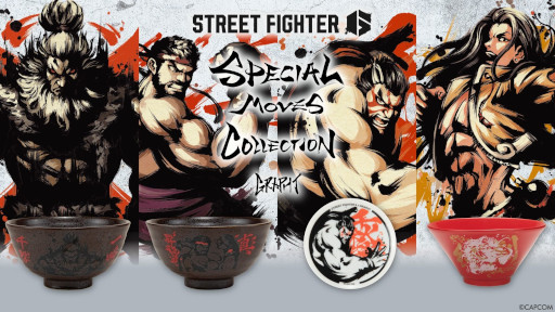 画像ギャラリー No.026のサムネイル画像 / 「スト6」，Tシャツと美濃焼の食器類からなる新作コレクション「Special Moves Collection」を発売。コラボ米「真豪鬼米2026」も登場