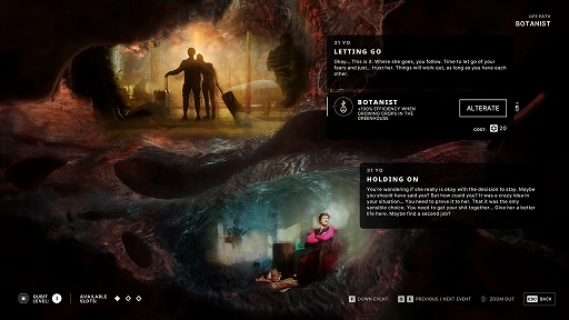 画像ギャラリー No.005のサムネイル画像 / SFサバイバルシム「The Alters」,ローグライク要素の解説動画を公開。過酷な環境で生き延びるため,日々の計画はしっかりと