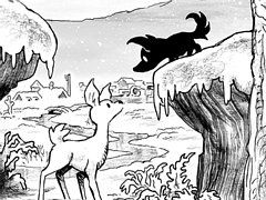「Blanc」が2023年2月にリリースへ。雪の積もる原野で幼い鹿とオオカミが協力し，家族を探して冒険するCo-op型サバイバルアドベンチャー