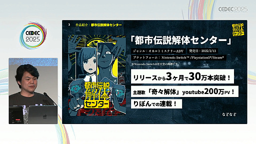 ꡼ No.002Υͥ / ¤ˤʤԻΥ󥿡٤Ϥİ֥ݡȾǡȯѥ֥å㤬ɸҤȤĤˤˡȤϡCEDEC 2025