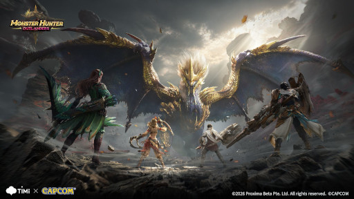 画像ギャラリー No.001のサムネイル画像 / 「モンスターハンターアウトランダーズ」，新モンスター「ルガ・エアルダ」の映像を初公開。App StoreとGoogle Playで事前登録の受付を開始
