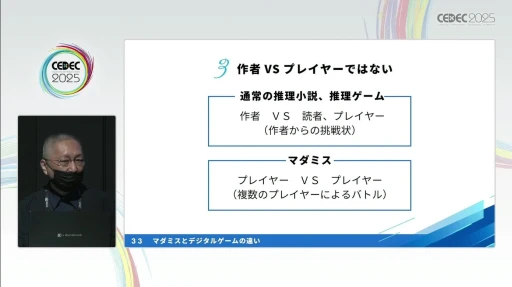 ���������꡼ No.011�Υ���ͥ������ / �ץ��������֥ޡ������ߥ��ƥ꡼�פκ�������ǥ����륲����θ����ꥨ�������������ι�¤�����򤵤䥲����ǥ�����Υ��Ĥ����CEDEC 2025��